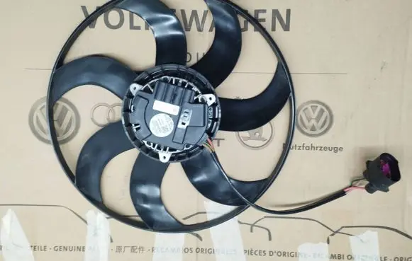 Skoda Superb B8 (3V) Electric radiator cooling fan 5Q0959455BF C43505104 5Q0121203DA