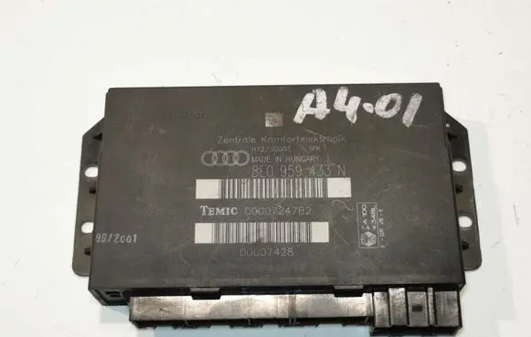 Audi A4 S4 B6 8E 8H Comfort/convenience module 8E0959433N