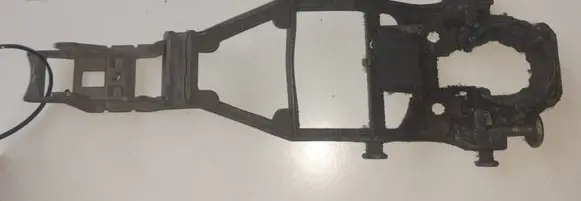 Rear door exterior handle/bracket