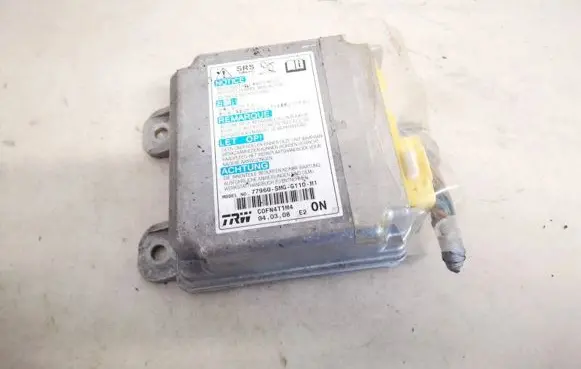 Honda Civic Airbag control unit/module 77960smgg110m1 77960-smg-g110-m1