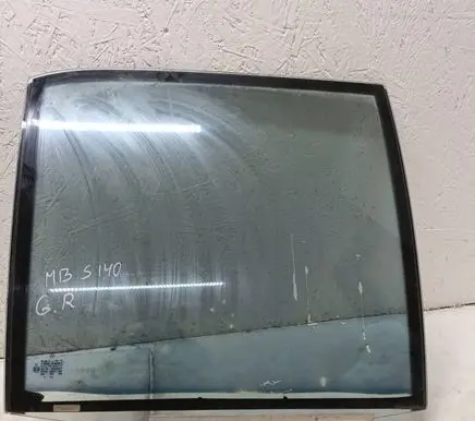 Mercedes-Benz S W140 Rear door window glass 43R008327 DOT27M3321AS2