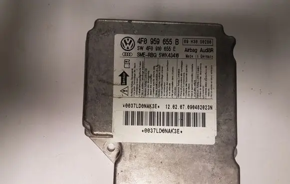 Audi A6 S6 C6 4F Airbag control unit/module 4F0959655B 4F0910655E