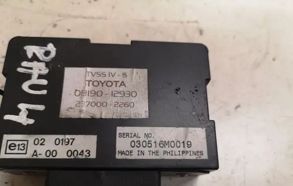 Toyota RAV 4 (XA20) Alarm control unit/module 0819012930 2370002260
