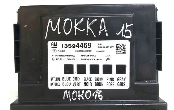 Opel Mokka Comfort/convenience module 13594469