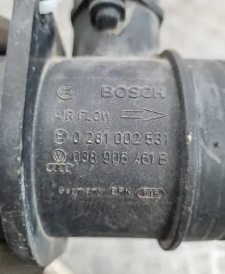 Volkswagen Touran I Mass air flow meter 0281002531