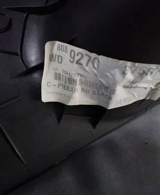 Dodge Durango (C) pillar trim 1GR12DX9AF