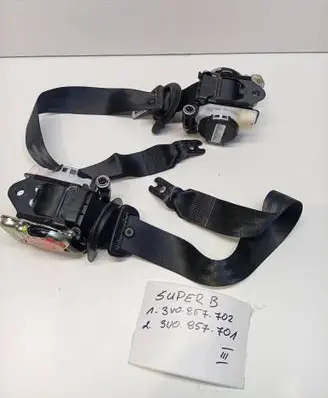 Skoda Superb B8 (3V) Front seatbelt 3V0857702B 3V0857701B