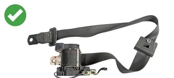 Mercedes-Benz ML W163 Front seatbelt A1638601385 33006000 2018680222