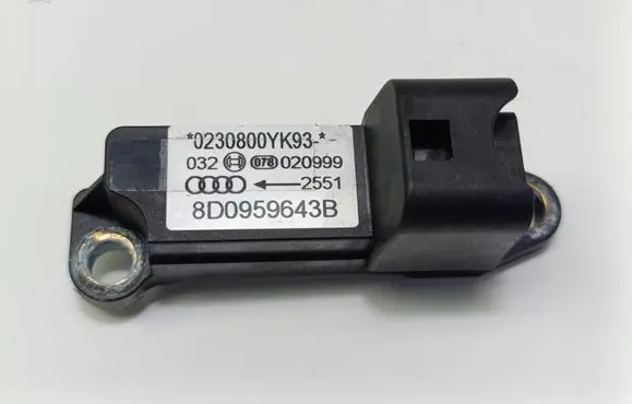 Airbag deployment crash/impact sensor