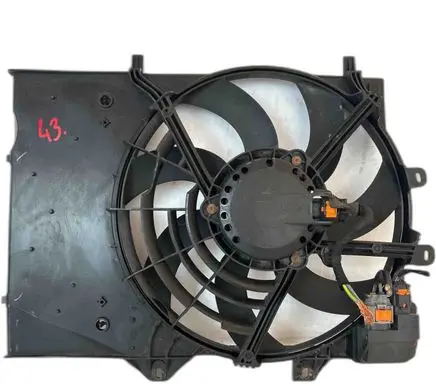 Peugeot 208 I Radiator cooling fan shroud 9801666680