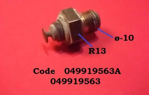 Volkswagen Polo II 86C 2F Coolant temperature sensor 049919563A 049919563