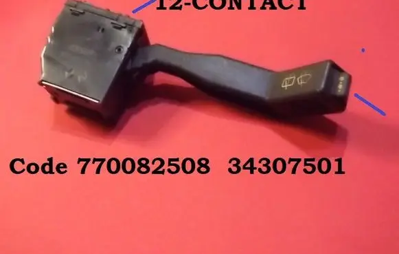 Renault 19 Wiper control stalk 770082508 34307501