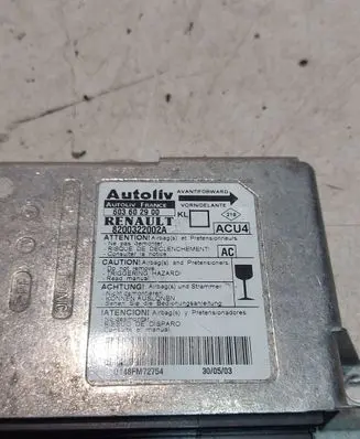 Renault Megane II Airbag control unit/module 8200322002A 603602900