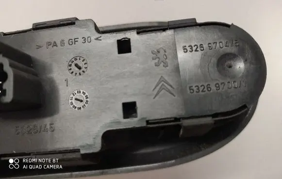 Peugeot 407 Electric window control switch 53269704 53269700 5326