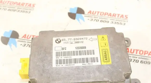BMW 7 E65 E66 Airbag control unit/module 65776920472 6920472