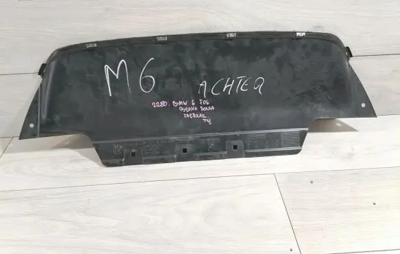 BMW 6 F06 Gran coupe Rear bumper underbody cover/under tray 51128050816