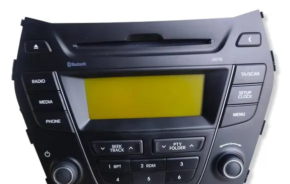 Hyundai Santa Fe Radio/CD/DVD/GPS head unit 961702W7104X AM114DMEE 4J2CA00210T