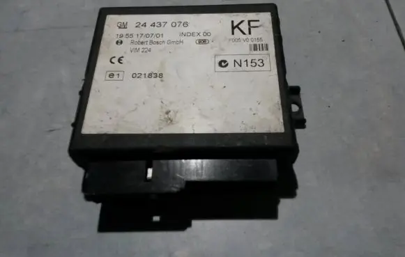Opel Zafira A Comfort/convenience module 24437076KF