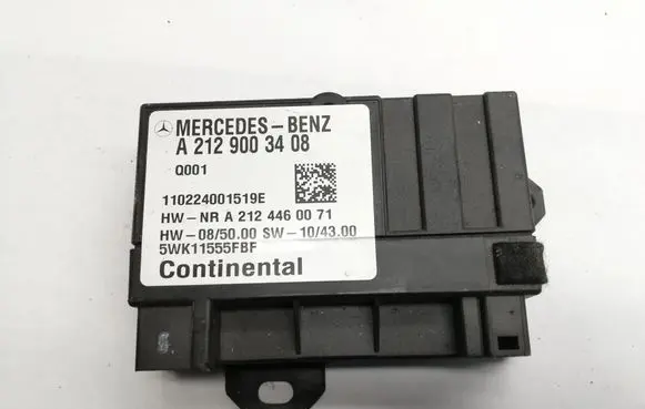 Mercedes-Benz C W204 Fuel injection pump control unit/module A2129003408