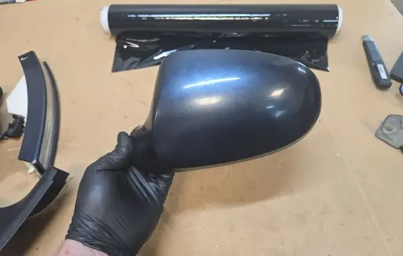 Volkswagen PASSAT B6 Plastic wing mirror trim cover 3C0857537