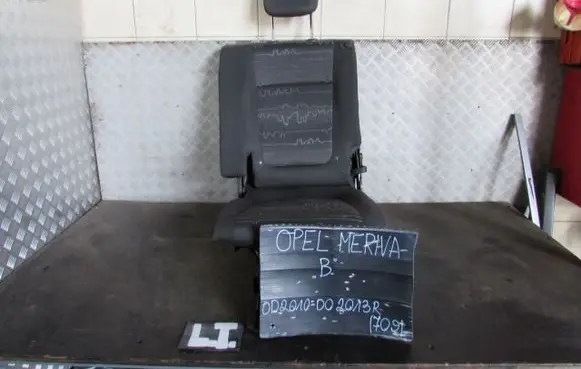 Opel Meriva B Rear seat 