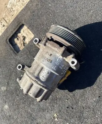 Peugeot 1007 Air conditioning (A/C) compressor (pump) 9655191680 02866312561