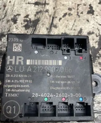 Mercedes-Benz E W212 Door control unit/module A2129004006 A2128208626 A2129029902