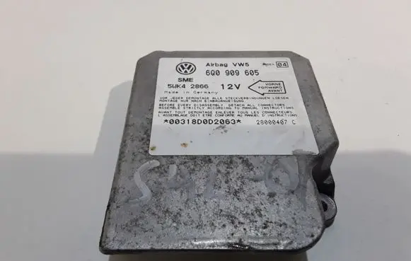 Seat Alhambra (Mk1) Airbag control unit/module 6Q0909605