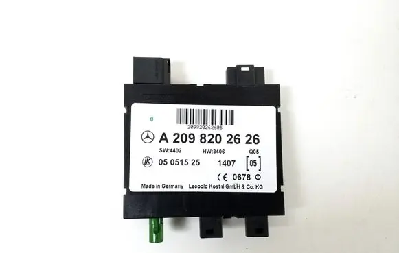 Mercedes-Benz CLK A209 C209 Other control units/modules A2098202626