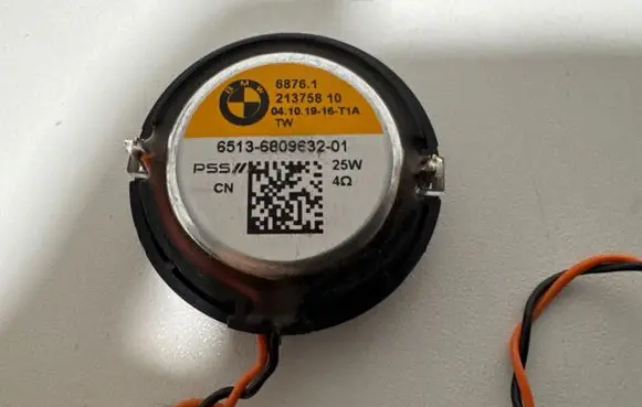 BMW X5 G05 Front door high frequency speaker 6809632 21375810 68761