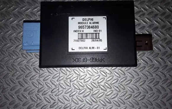 Citroen C4 I Alarm control unit/module 9657384680