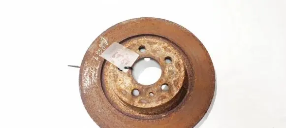 Peugeot 807 Rear brake disc neventiliuojamas