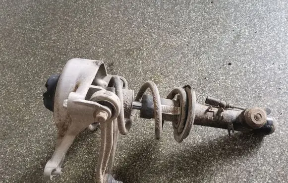 Audi A4 S4 B8 8K Front shock absorber with coil spring