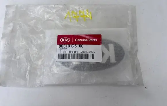 KIA Niro Manufacturer badge logo/emblem 86310G5100