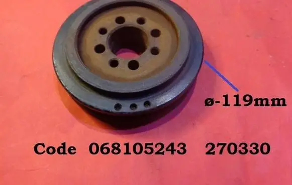 Audi 80 B1 Crankshaft pulley 068105243 270330