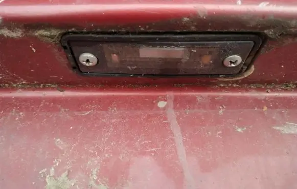Volkswagen Golf IV Number plate light