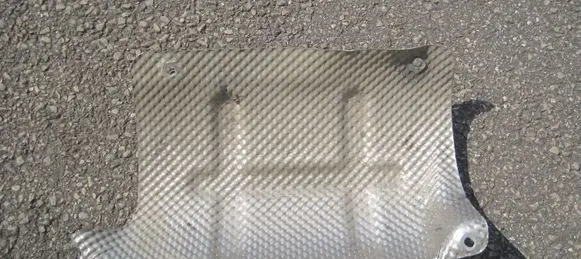Maserati Quattroporte Heat shield in engine bay 226182
