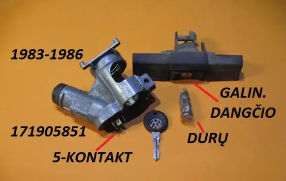 Volkswagen Jetta II Ignition lock 171905851