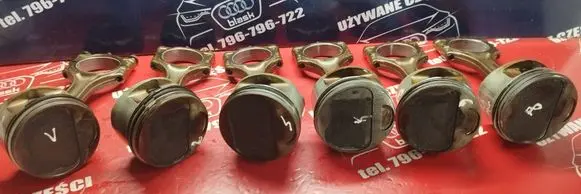 Audi A6 S6 C5 4B Piston with connecting rod 077B