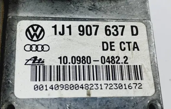 Audi A3 S3 8L ESP acceleration yaw rate sensor 1J1907637D 10098004822 172301672