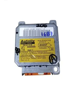 Peugeot 206 Airbag control unit/module 9636894080