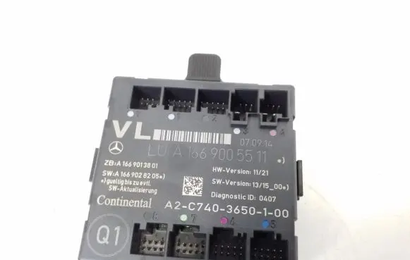 Mercedes-Benz GLA W156 Door control unit/module A1669005511