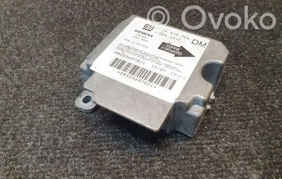 Opel Zafira A Airbag control unit/module 24416704DM