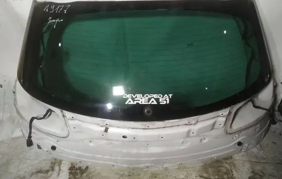 Opel Insignia A Tailgate/trunk/boot lid baltas