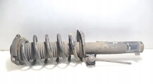 Front shock absorber with coil spring
