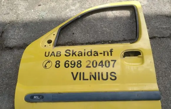 Renault Kangoo I Front door GELTONOS