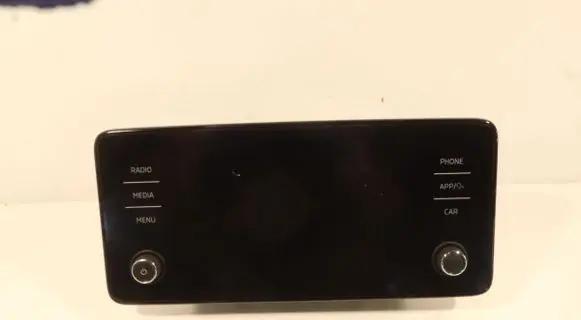 Skoda Scala Radio/GPS head unit trim 654035871B