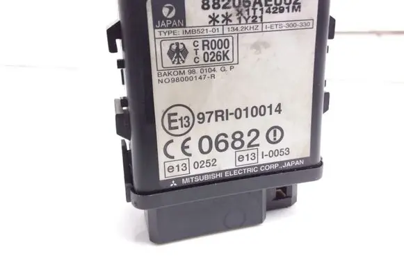 Subaru Impreza II Immobilizer control unit/module 88205AE002 X1T14291M 97RI010014