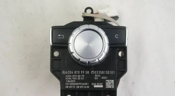 Mercedes-Benz C W204 Multifunctional control switch/knob A2048709958 03358130101