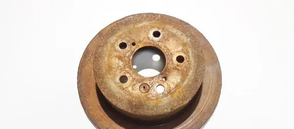 Toyota Avensis Verso Rear brake disc neventiliuojamas